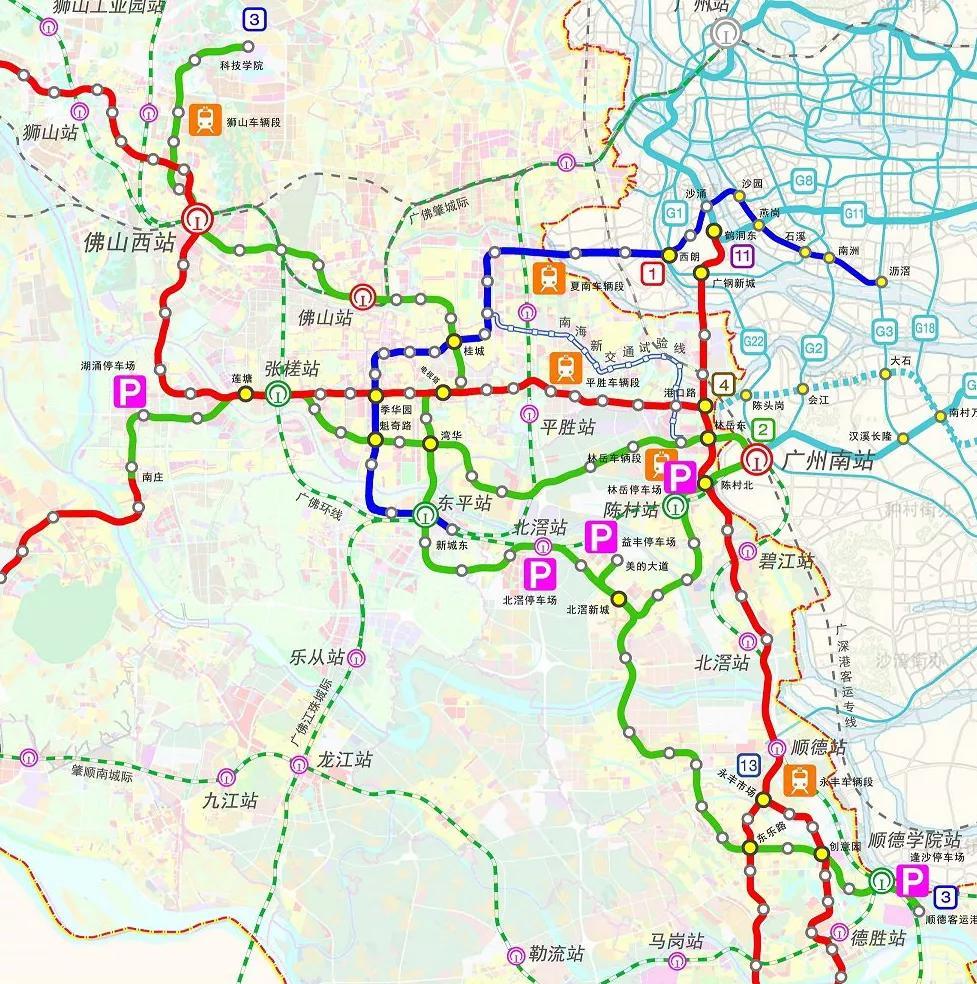 广州最新地铁图2017，城市交通脉络全新面貌揭秘