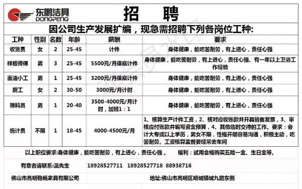 最新珍珠棉招聘信息详解